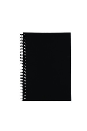 Spirax Notebook 512 - A4 Hardcover (Twin Wiro): Black (200 Pages)