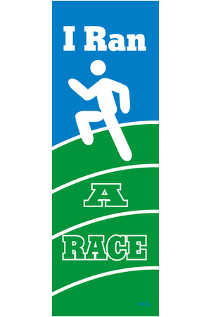 I Ran a Race Vinyl Ribbons (Self-Adhesive) - Pack of 100