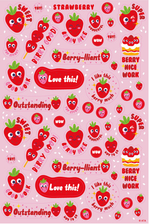 ScentSations Strawberry Stickers