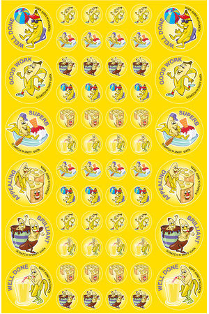 ScentSations Banana Stickers (Previous Design)