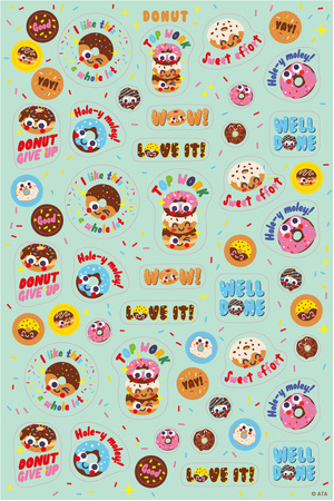 Donuts - ScentSations "Scratch & Sniff" Merit Stickers (Pack of 150)
