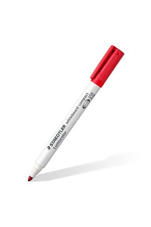 Staedtler - Lumocolor Compact Whiteboard Markers (Box of 10): Red