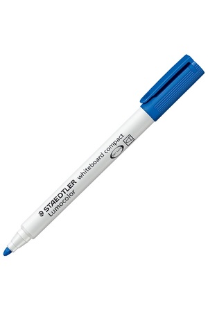 Staedtler - Lumocolor Compact Whiteboard Markers (Box of 10): Blue