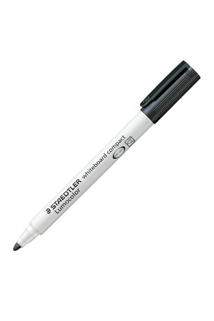 Staedtler - Lumocolor Compact Whiteboard Markers (Box of 10): Black