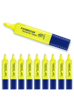Staedtler - Textsurfer Classic Highlighter (Box of 10): Yellow