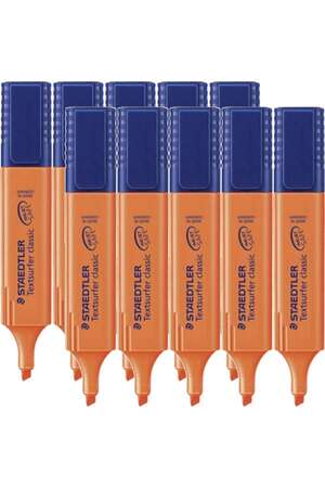 Staedtler - Textsurfer Classic Highlighter (Box of 10): Orange