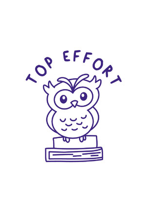 Top Effort (Owl) - Merit Stamp