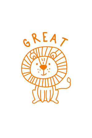 Great (Lion) - Merit Stamp