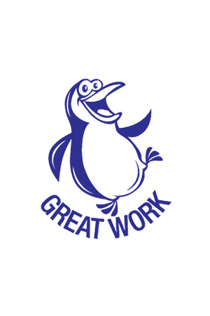 Great Work Penguin Merit Stamp (Previous Design)
