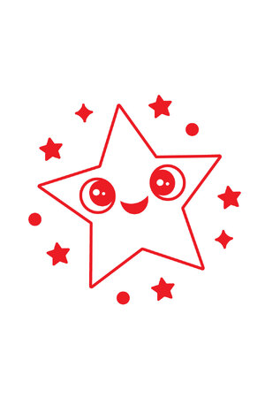 Star Merit Stamp