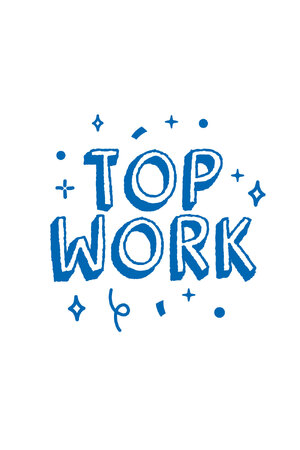 Top Work Merit Stamp