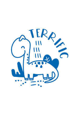 Terrific (Dinosaur) - Merit Stamp