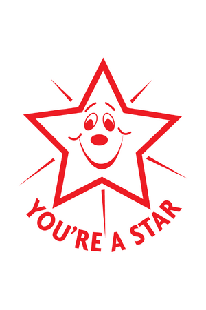 You're a Star Merit Stamp (Previous Design)