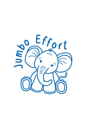 Well Done Elephant Merit Stamp