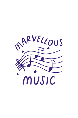 Music - Merit Stamp