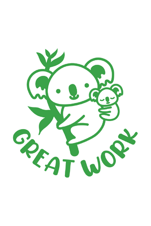 Great Work (Koala) - Merit Stamp