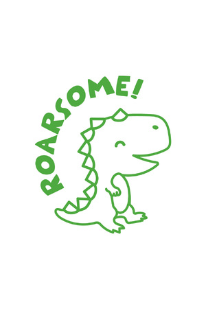 Roarsome! - Playful Puns Merit Stamp