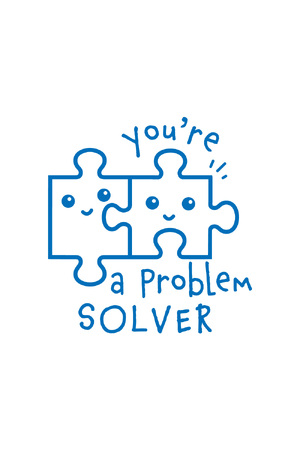 You're A Problem Solver - Positivity & Wellbeing Merit Stamp