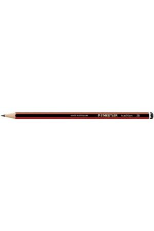Staedtler Tradition Lead Pencil - 2B: Pack of 5 (Box of 10)