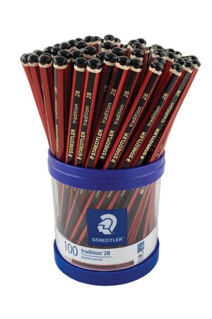 Staedtler Lead Pencils - Tradition 110: 2B (Cup of 100)