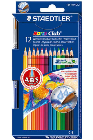 Staedtler Noris Pencils - Coloured Aquarell (Pack of 12)