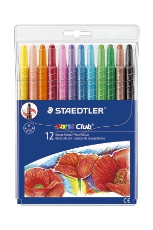 Staedtler Crayons - Noris Club Wax Twister: Pack of 12