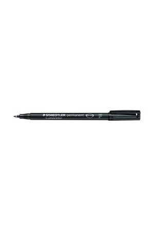 Staedtler Marker Pen - Lumocolor Permanent 318 0.6mm: F Black (Box of 10)