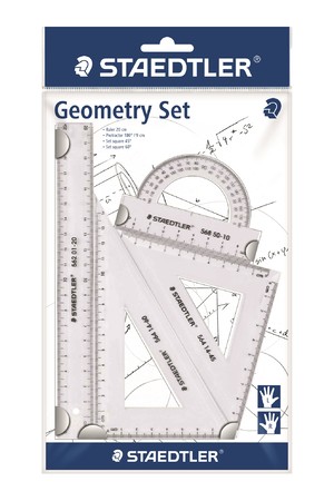 Staedtler Maths Set - Large Geometry 569 (4 Pieces)