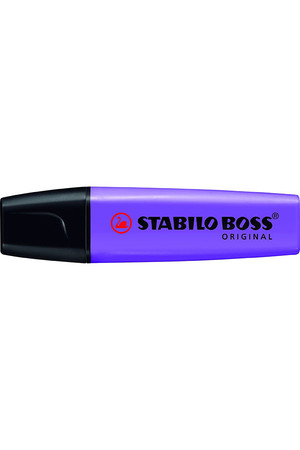 Stabilo Boss Highlighters - Lavender (Box of 10)