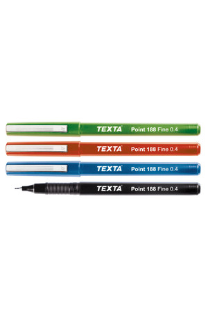 Texta Pen - Point 188: Fine Black (Box of 10)