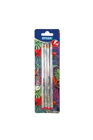 Stylex Pencil (Silver) - HB (Pack of 4)