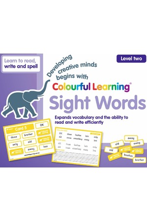 Colourful Learning - Sight Words (Level Two)
