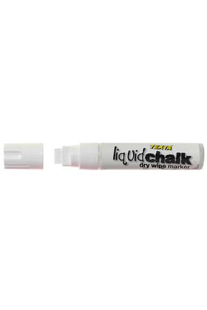 Texta Marker - Liquid Chalk (Dry Wipe): Jumbo White