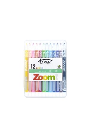 Texta Crayons - Zoom Twist: Hard Case (Pack of 12)