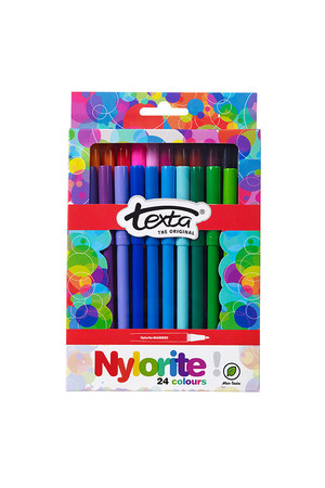 Texta Markers - Nylorite: Assorted (Box of 24)