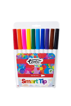 Texta Markers - Smart Tip: Assorted (Pack of 10)