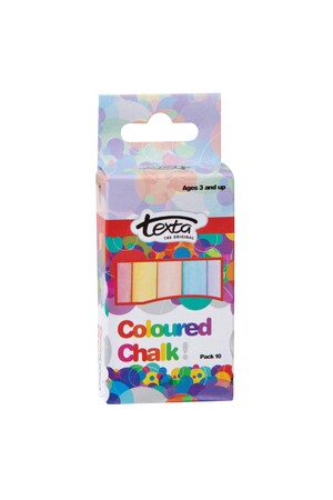 Texta Chalk - Coloured (Pack of 10)