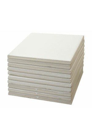 Glazed Tile - White (Pack of 10)