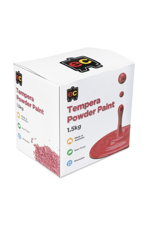 Tempera Powder Paint - Brilliant Red (1.5kg)