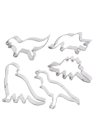 Metal Dinosaur Cutters - Pack of 5