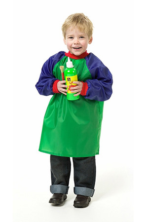 Painting Smock Toddler - Green (Open-Back)
