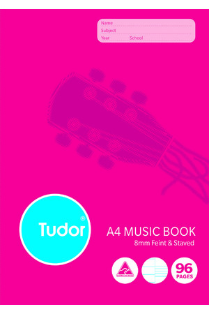 Tudor Music Book (A4) - 96 Pages