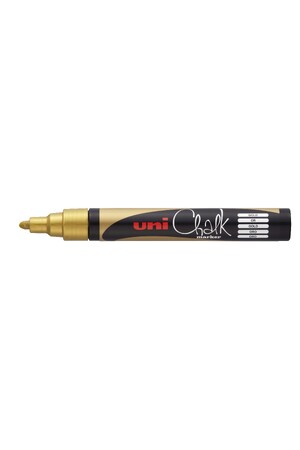 Uni-Ball Chalk Marker Bullet Tip 2.5mm - Gold