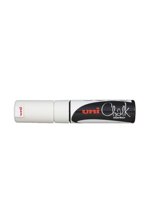 Uni-Ball Chalk Marker Chisel Tip 8mm - White