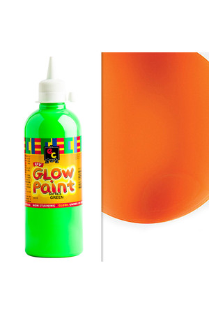 UV Glow Paint 500mL - Orange