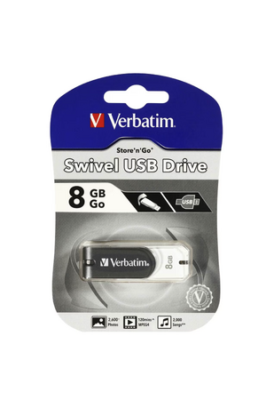 Verbatim USB Drive - Store 'n' Go Swivel: 8GB