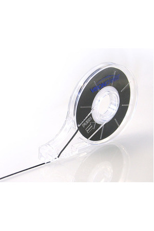 Visionchart Whiteboard Lining Tape Adhesive Black 3mmx13M Dispenser