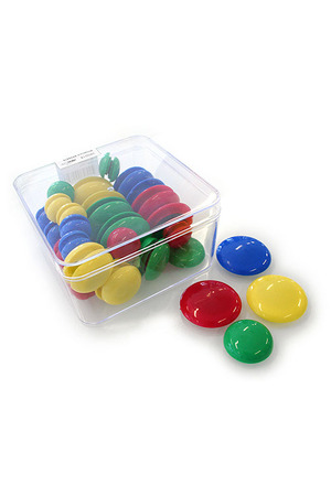 Visionchart Whiteboard Magnets - Box of 48