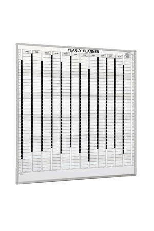 Visionchart Perpetual Planner Magnetic Whiteboard (1500 x 1200mm) 