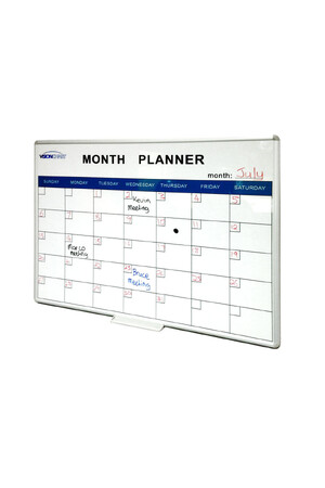 Visionchart Perpetual Month Magnetic Whiteboard Planner (1200 x 900mm) - Deluxe